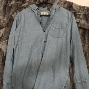 Madewell oversized denim shirt